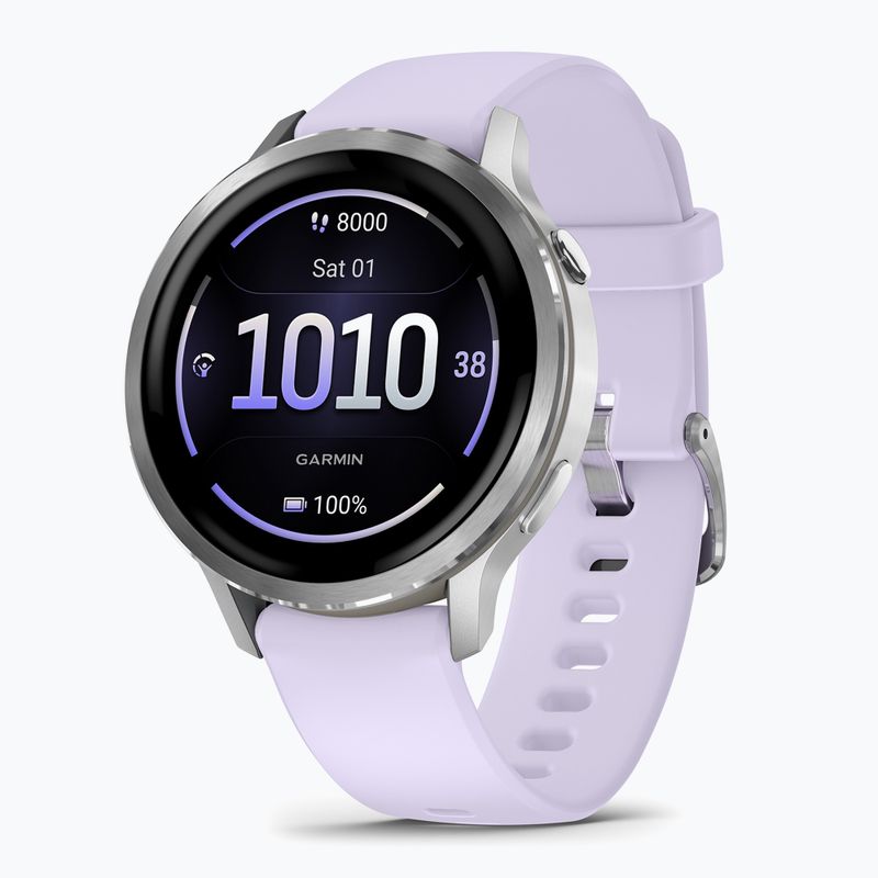 Watch Garmin Venu 4 41 mm silver/perwinkle 3