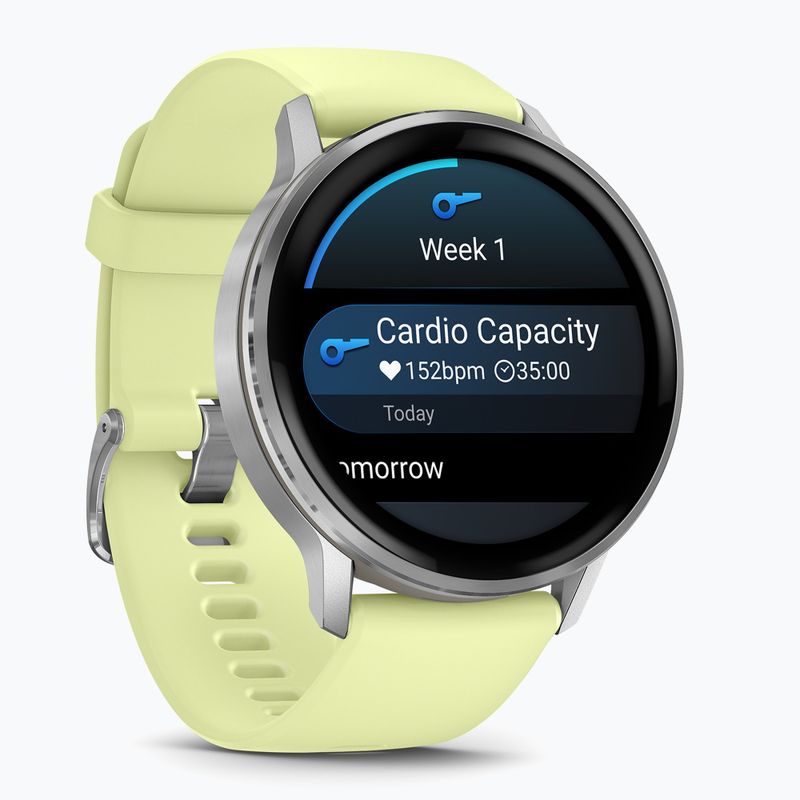 Watch Garmin Venu 4 45 mm silver/citron 2