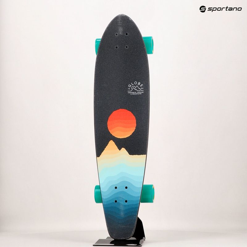 Globe Arcadia skateboard in colour 10525100_BLKMAPCHRM 11