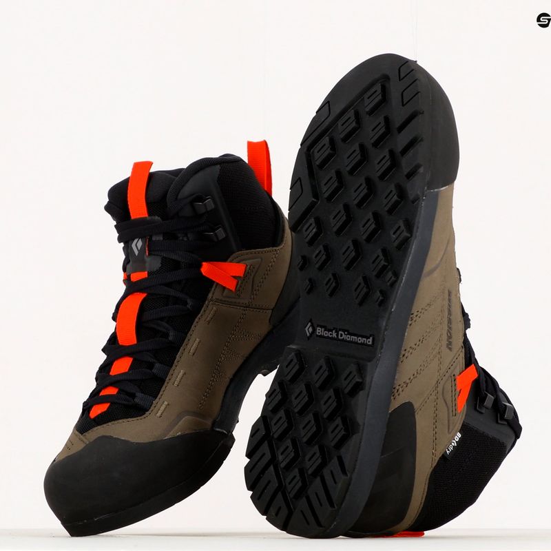Men's approach shoes Black Diamond Mission LT Mid WP brown BD58002693730751 13