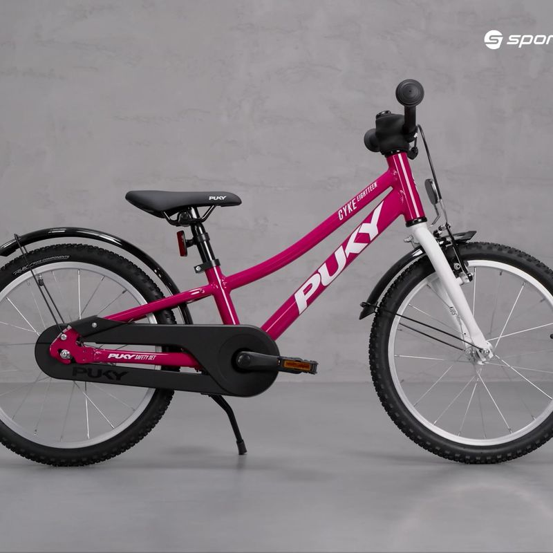 PUKY Cyke 18 children's bike pink and white 4404 9