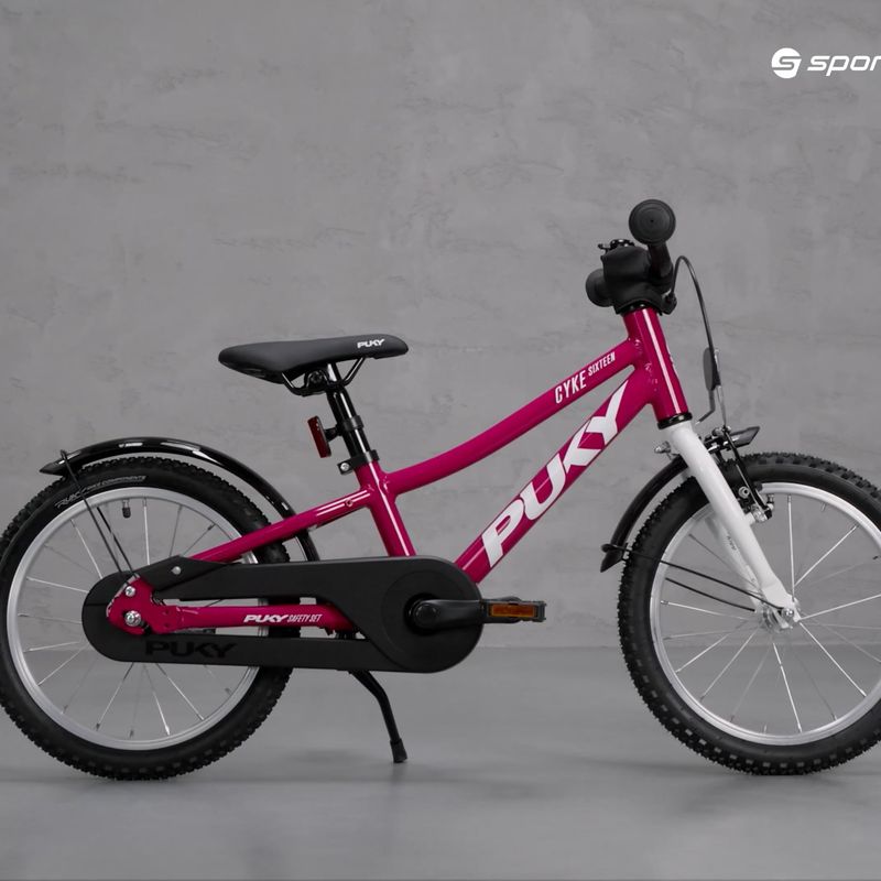 Puky CYKE 16-1 Alu children's bike pink and white 4402 9