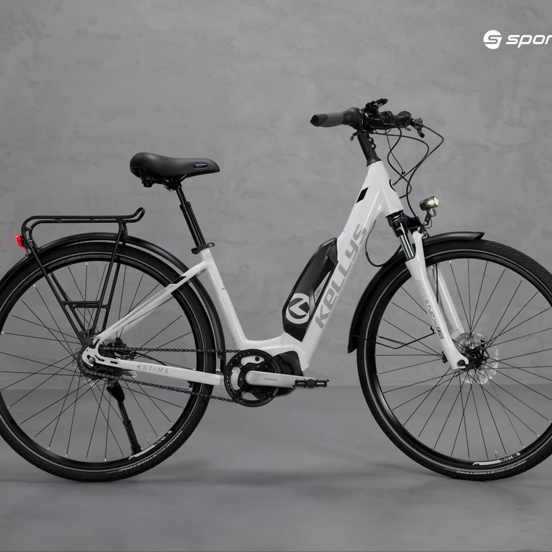 Kellys Estima 40 504Wh white electric bike ESTIMA 40 18