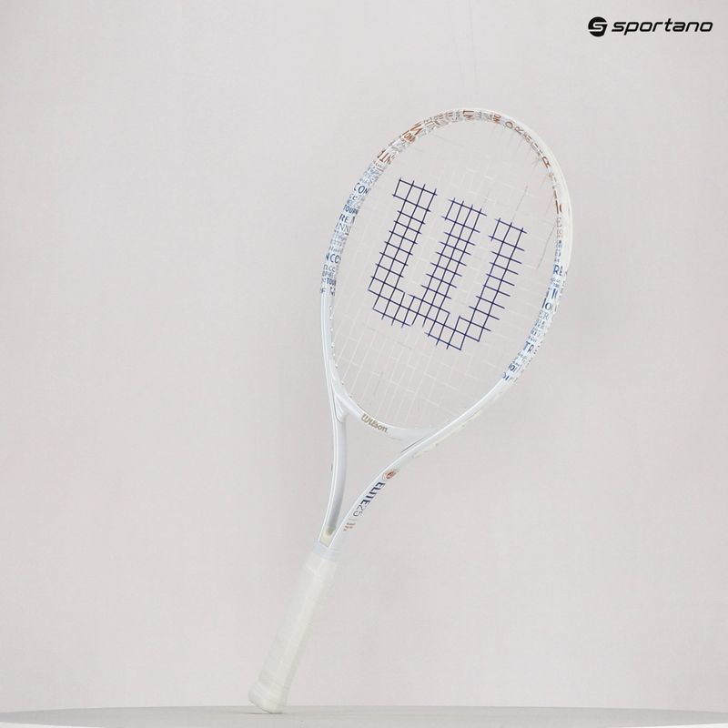 Wilson Roland Garros Elite 25 children's tennis set orange and white WR086810F 18