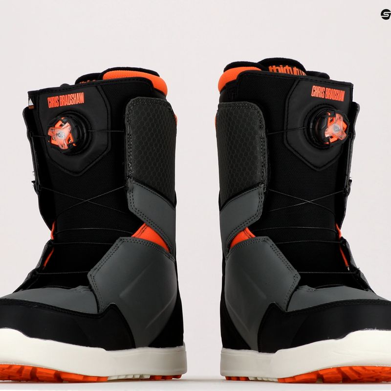 ThirtyTwo Lashed Double Boa Bradshaw men's snowboard boots orange 8105000453 11