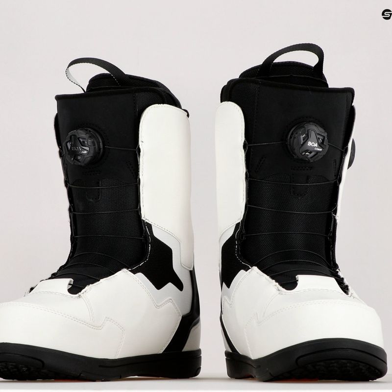 Men's snowboard boots DEELUXE Id Dual Boa white and black 572115-1000 9