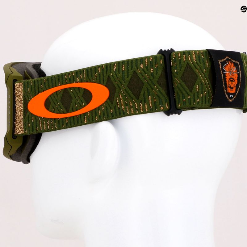 Oakley Line Miner ski goggles sammy carlson/prizm sage gold iridium OO7070-D7 7