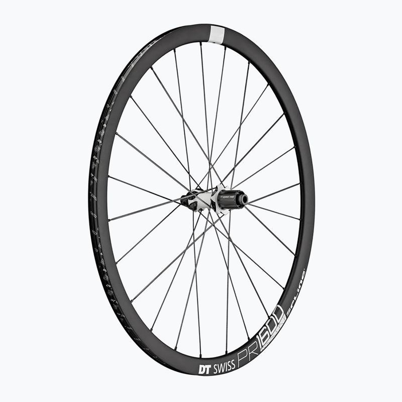 DT Swiss PR 1600 SP 700C CL 32 12/142 ASF11 alu rear bicycle wheel black WPR1600NIDMSA04452 5