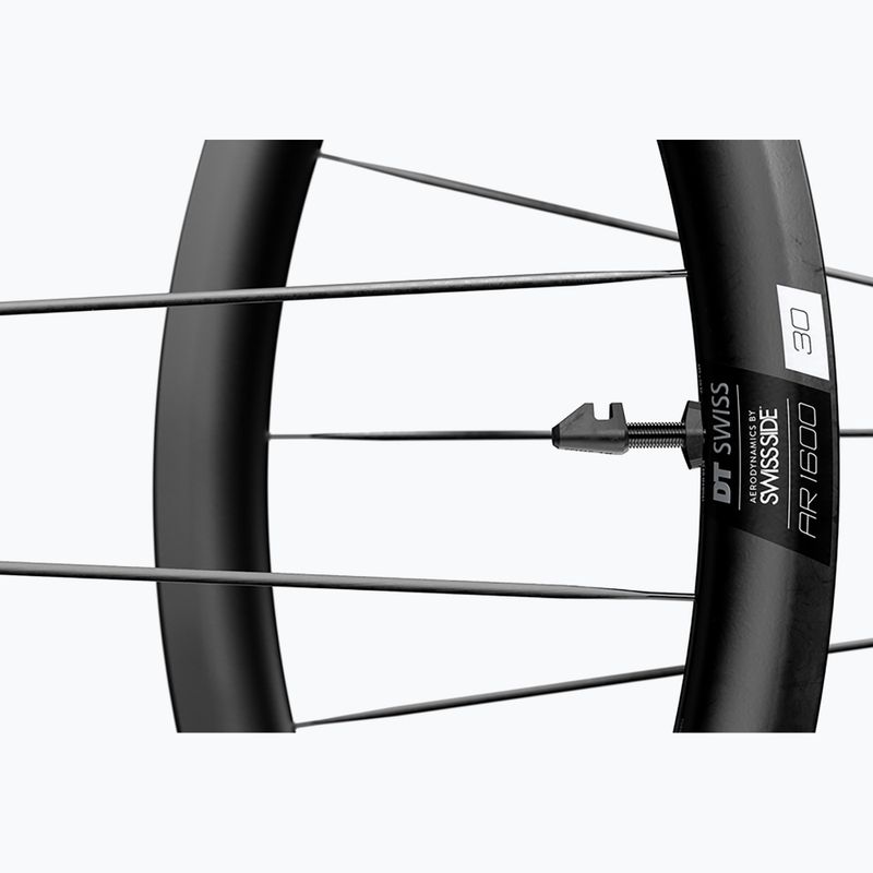 DT Swiss AR 1600 SP 700C CL 30 12/142 ASL11 black rear bicycle wheel 4