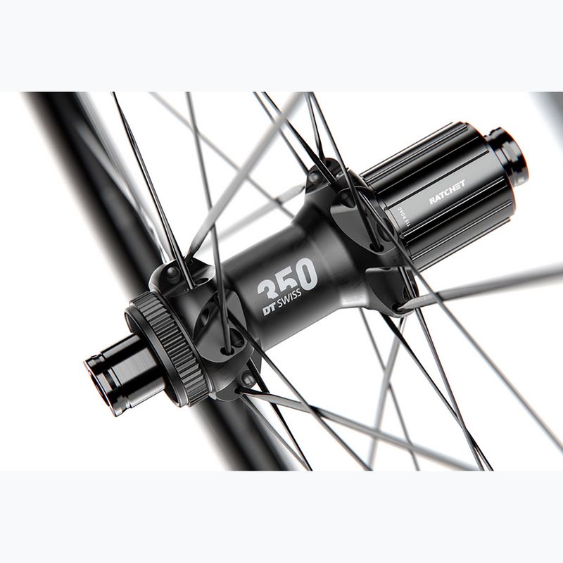 DT Swiss AR 1600 SP 700C CL 30 12/142 ASL11 black rear bicycle wheel 6