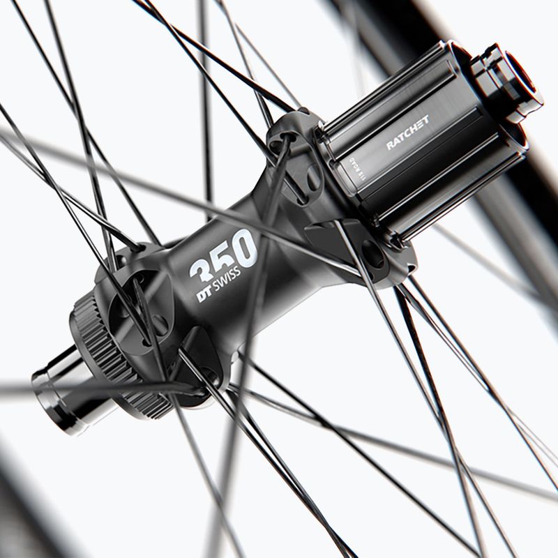 DT Swiss ER 1600 SP 700C CL 30 12/142 ASL11 black rear wheel 2
