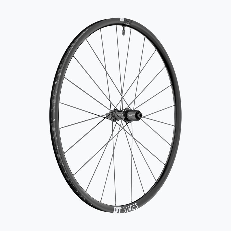 Rear bicycle wheel DT Swiss ER 1600 SP 700C CL 23 12/142 ASL11 black