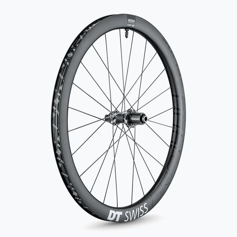DT Swiss GRC 1400 SP 700C CL 42 12/142 ASLS11 black rear bicycle wheel
