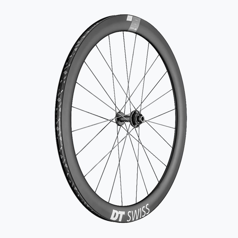 DT Swiss ARC 1400 DI 700C CL 50 12/100 carbon black front bicycle wheel WARC140AIDXCA12593