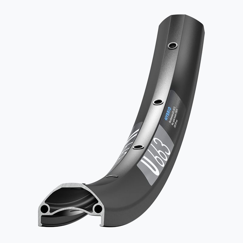 DT Swiss U 663 27 30 MM DB VI 32 black bicycle rim 2