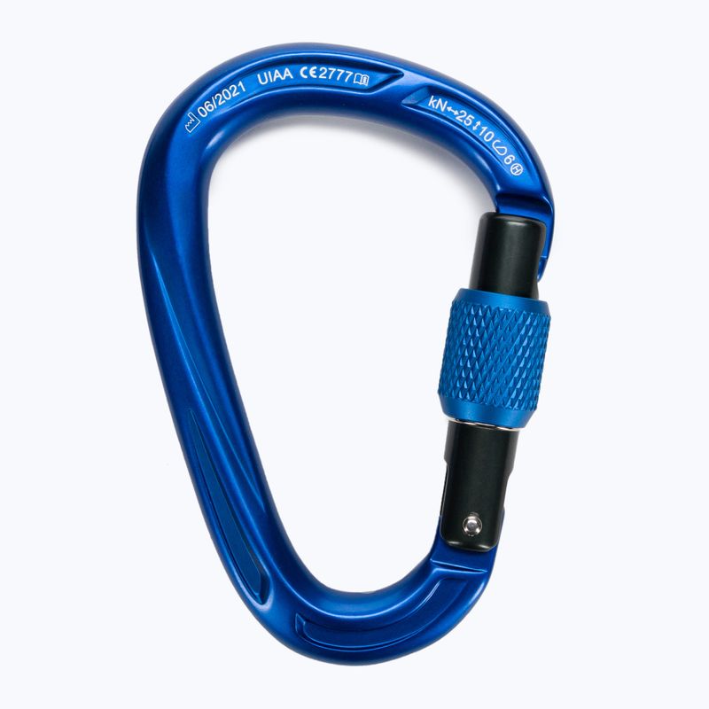 Mammut Crag HMS Screwgate Carabiner blue