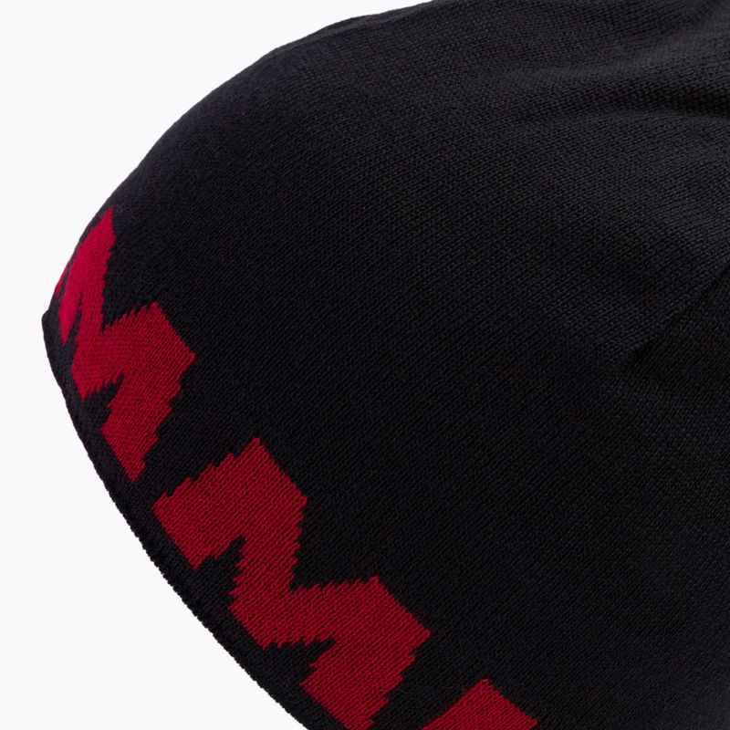 Mammut Logo winter cap black-red 1191-04891-0001-1 3