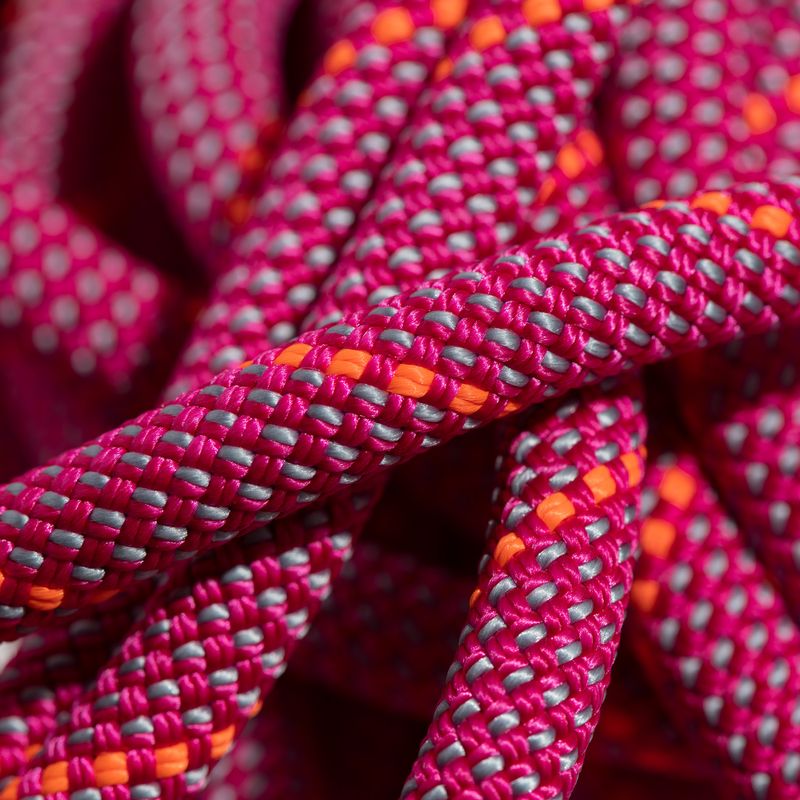 Mammut 9.5 Crag Dry climbing rope pink 4