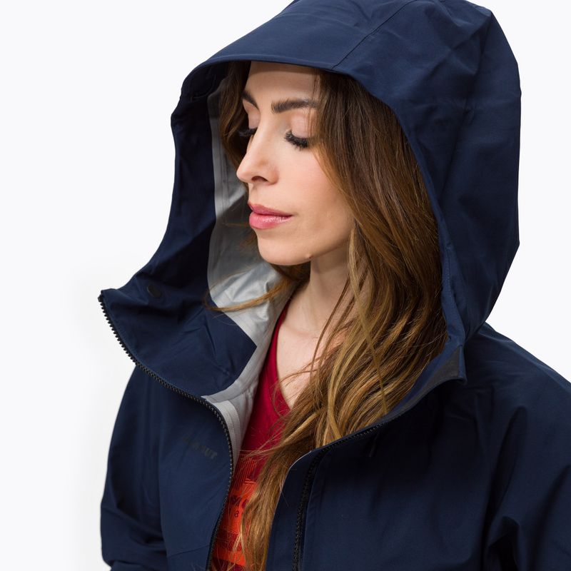 Mammut Crater HS women's hardshell jacket navy blue 5