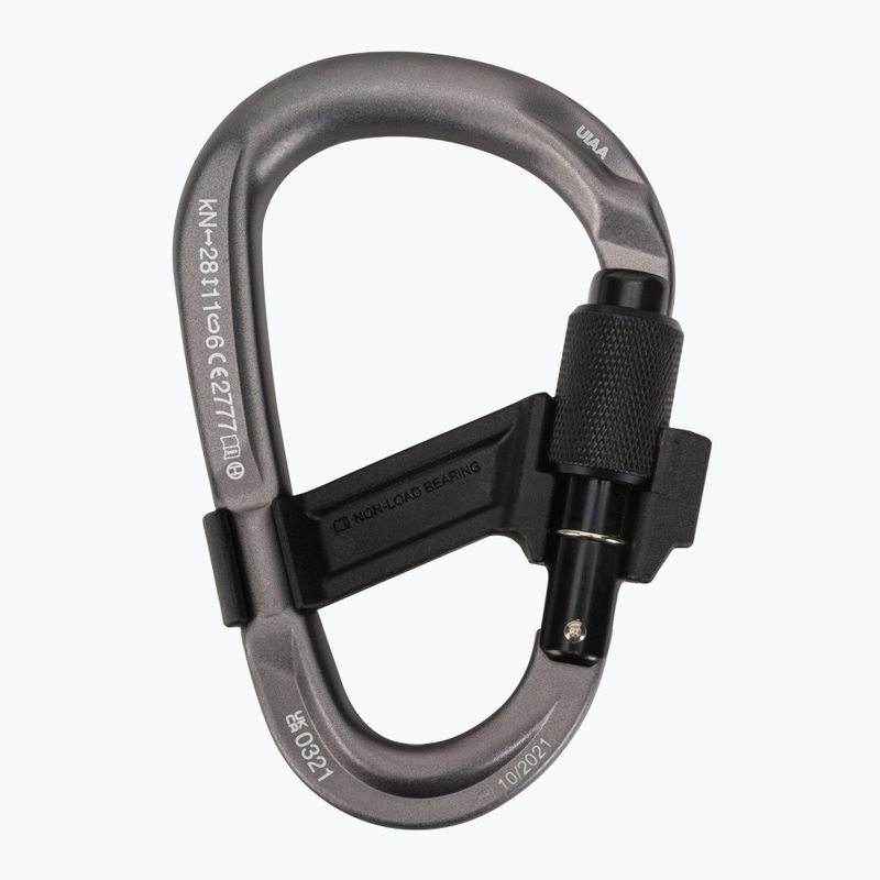 Climbing carabiner Mammut Smart HMS 2.0 Screwgate grey