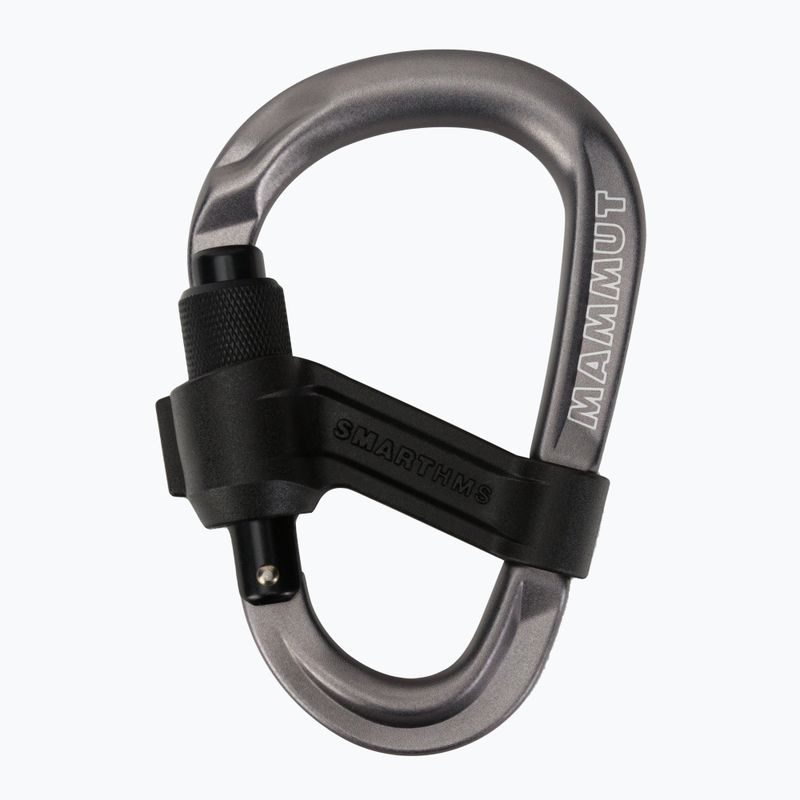 Climbing carabiner Mammut Smart HMS 2.0 Screwgate grey 2