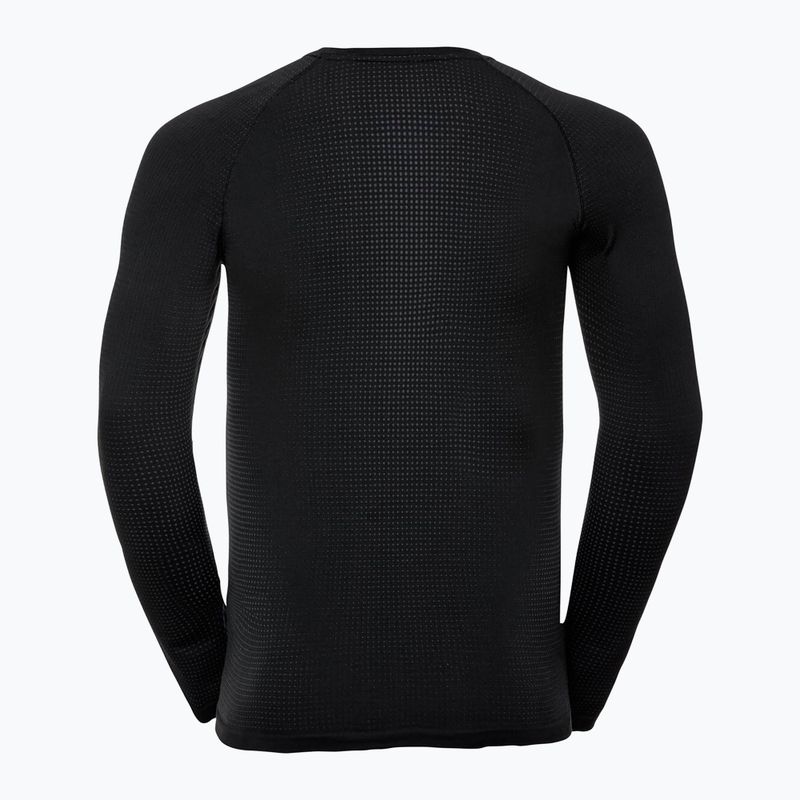 Men's thermal Longsleeve ODLO Performance Warm Bl Top Crew Neck black keystyle 4