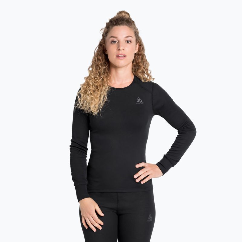 Women's thermal top ODLO Active Warm Bl Top Crew Neck black