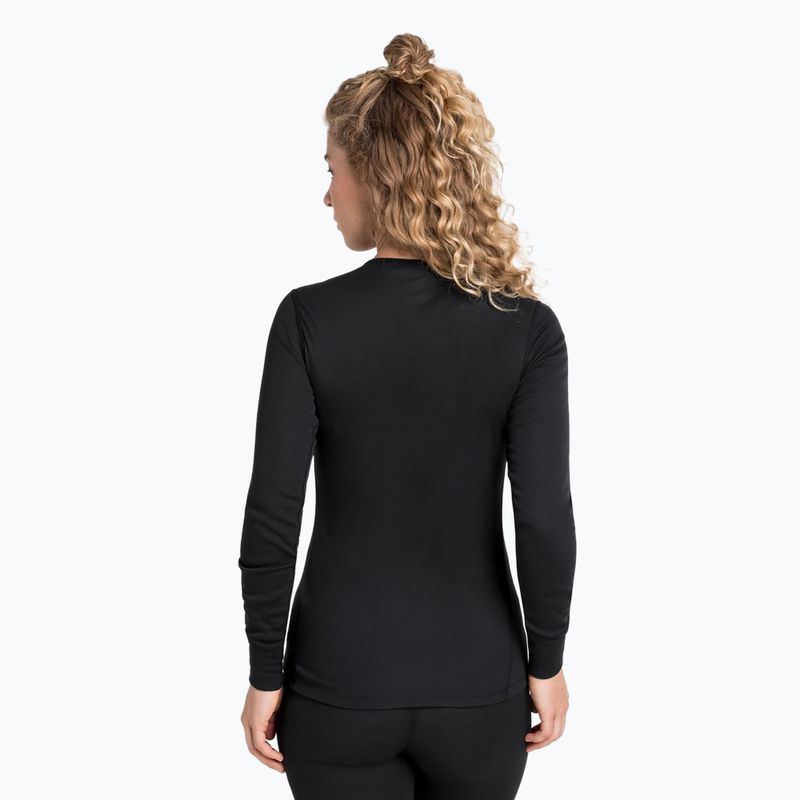 Women's thermal top ODLO Active Warm Bl Top Crew Neck black 2
