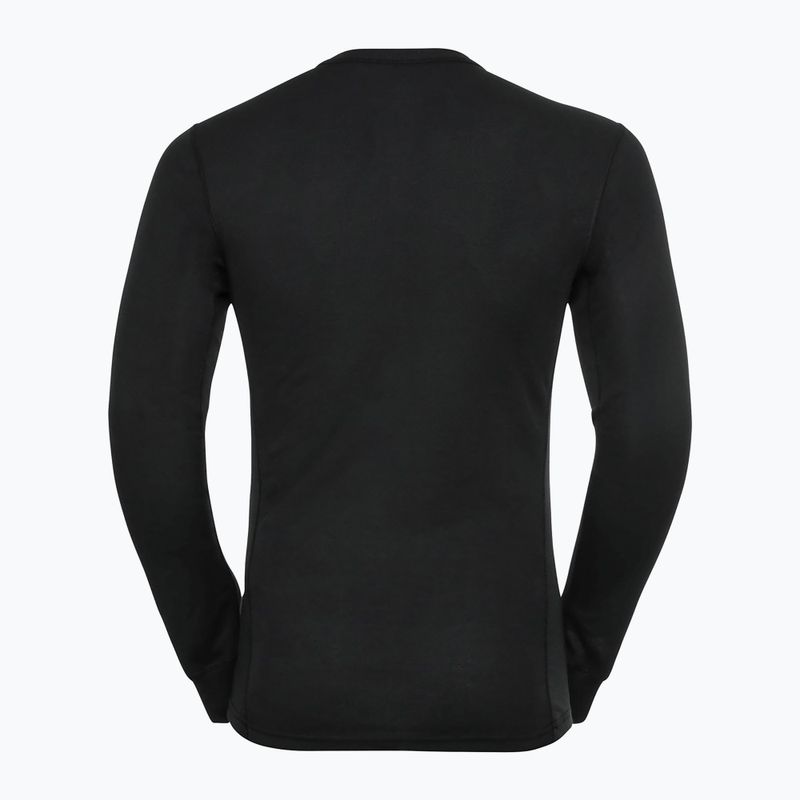 Men's thermal Longsleeve ODLO Active Warm Bl Top Crew Neck black 4