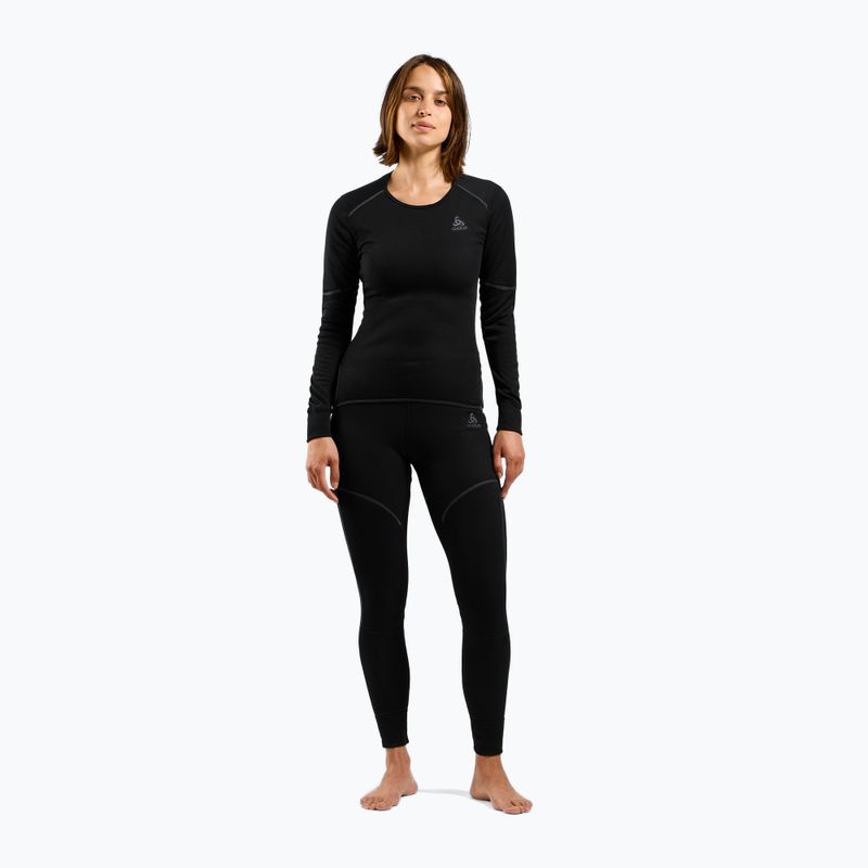 Women's thermal active sweatshirt Active X-Warm Bl Top Crew Neck black 2