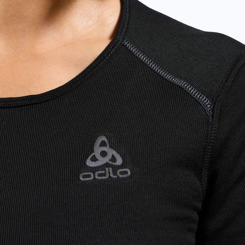 Women's thermal active sweatshirt Active X-Warm Bl Top Crew Neck black 4