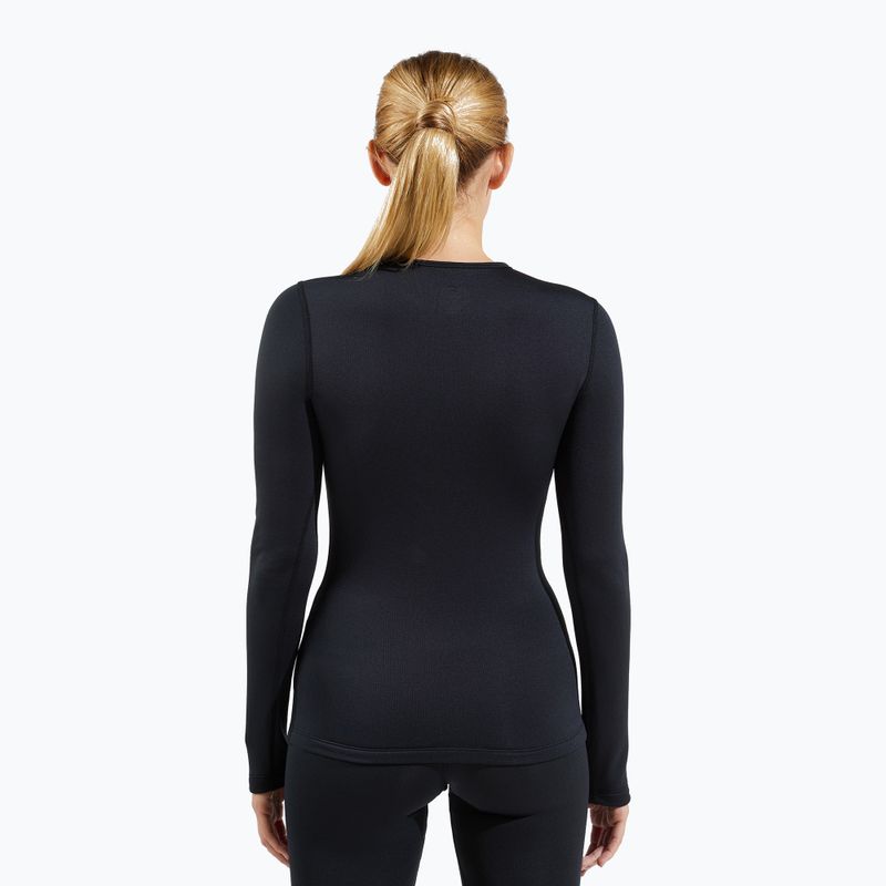 Women's thermal longsleeve ODLO Fundamentals Active Warm Bl Top Crew Neck black 3