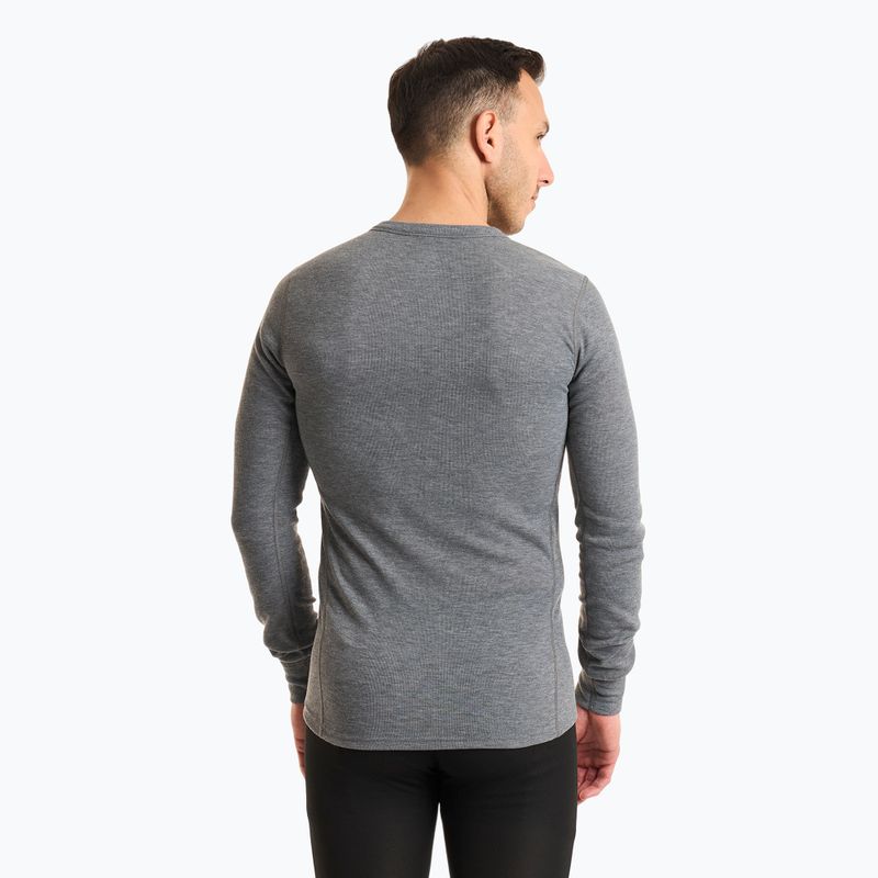 Men's ODLO Active Warm Bl Top Crew Neck thermal Longsleeve steel grey melange 2