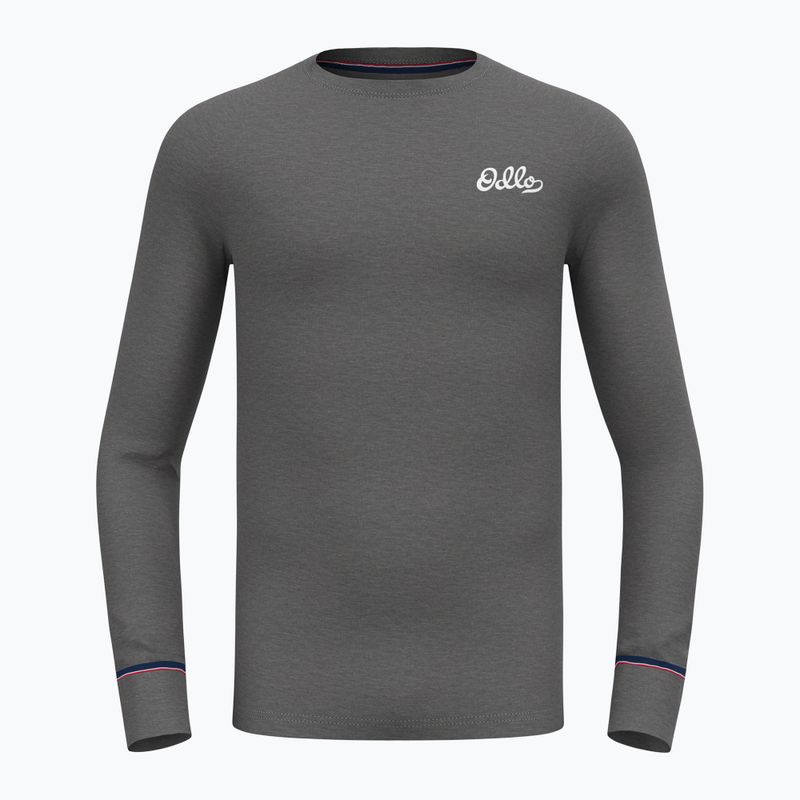 Men's thermal top ODLO Active Warm Originals Bl Top Crew Neck odlo steel grey melange 5
