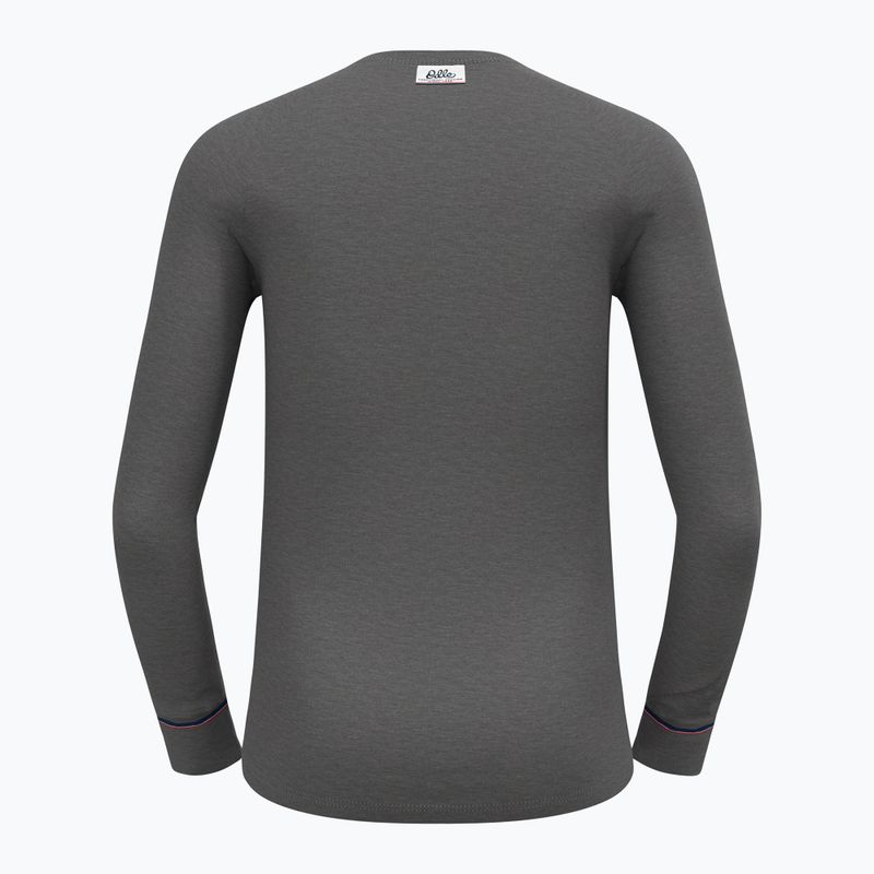 Men's thermal top ODLO Active Warm Originals Bl Top Crew Neck odlo steel grey melange 6