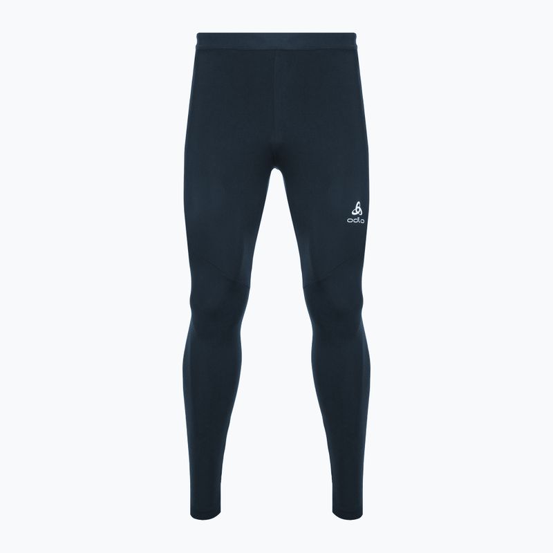 Men's cross-country ski trousers ODLO Ceramiwarm navy blue 622482