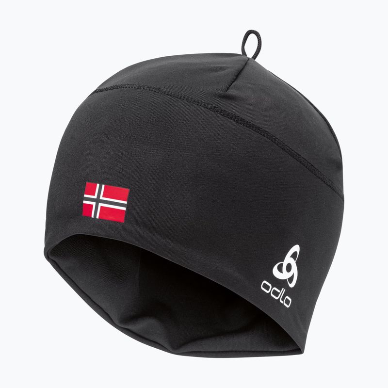 Winter hat ODLO Polyknit Fan Warm black/norwegian flag 2