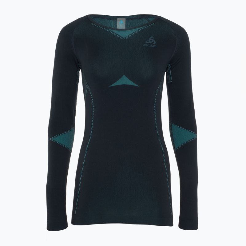 Women's thermal underwear set ODLO Fundamentals Performance Warm dark saphire/ blue radiance 3