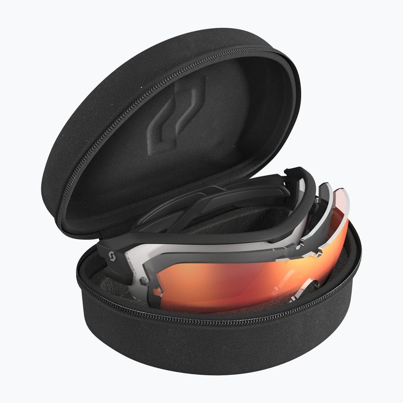 SCOTT Spur Multi-Lens Case black matt grey/clear/red enhancer sunglasses 5