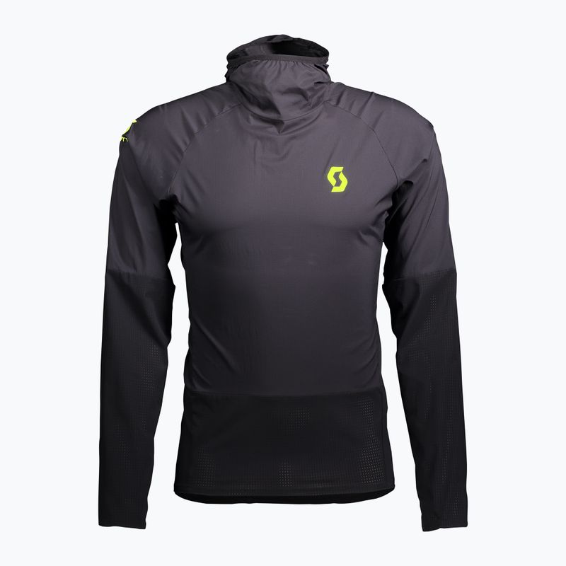 Men's running jacket SCOTT RC Run Windshield black/yellow
