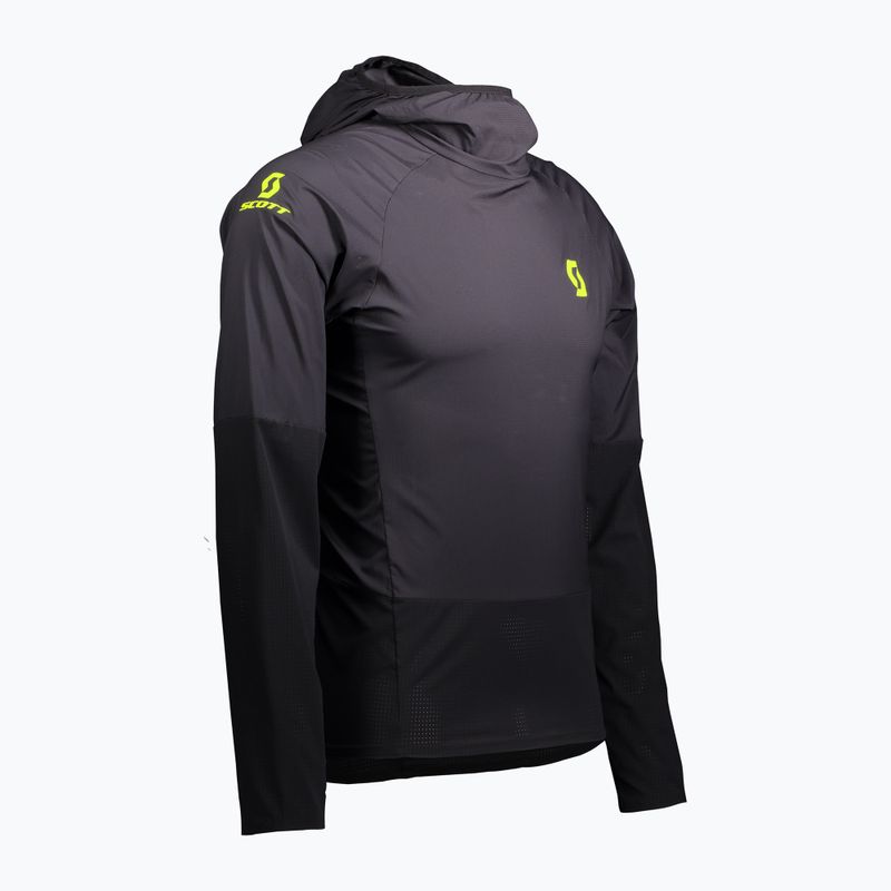 Men's running jacket SCOTT RC Run Windshield black/yellow 3