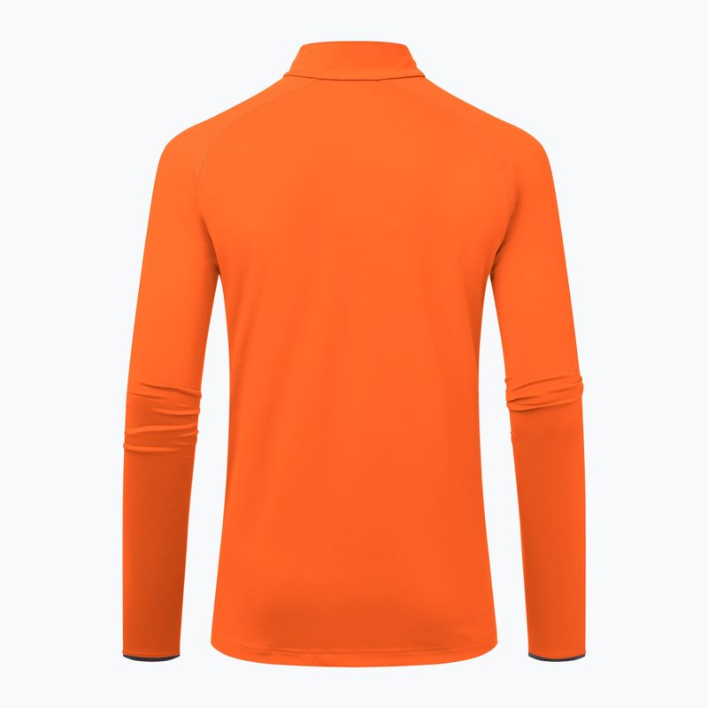 Men's KJUS Feel Midlayer Half Zip ski sweatshirt kjus orange 2