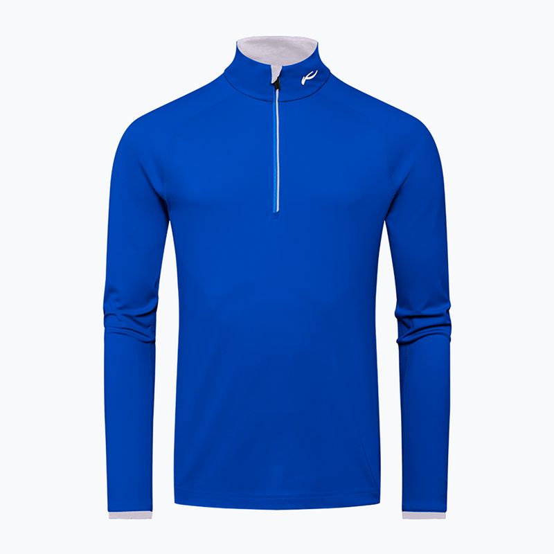 Men's KJUS Feel Half-Zip Ski Sweatshirt Blue MS25-E06 4