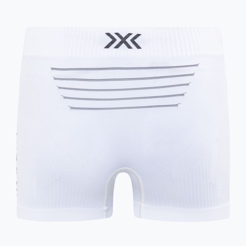 Women's thermal boxer shorts X-Bionic Invent 4.0 Lt arctic white/opal black 2