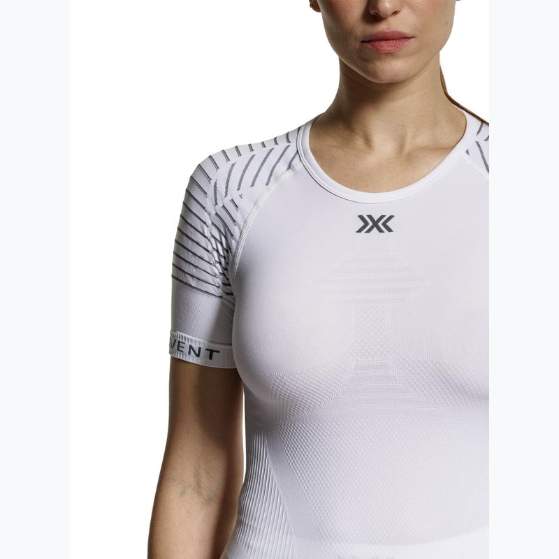 Women's thermal shirt X-Bionic Invent 4.0 Lt Shirt Arctic White/Dolomite Grey 3