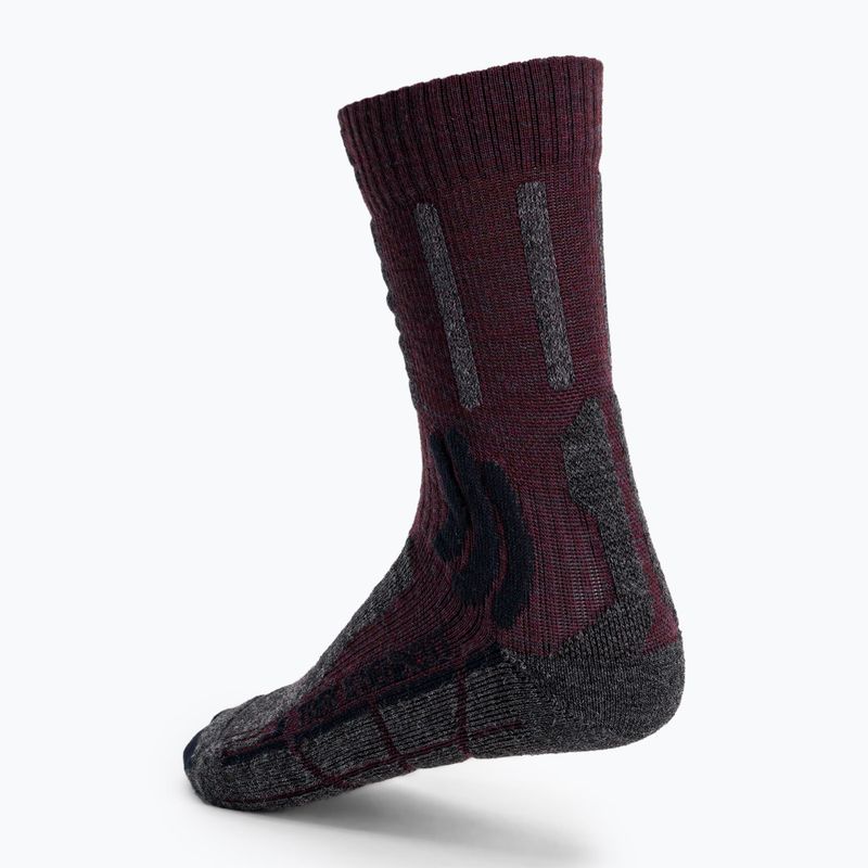 X-Socks Trek X Merino LT trekking socks maroon TS03S19U-R008 2