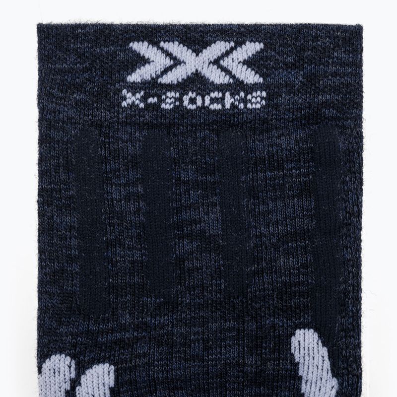 Women's socks X-Socks Trek X Merino midnight blue/arctic white 3