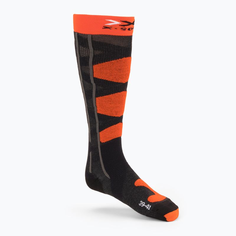 X-Socks Ski Control 4.0 black/orange ski socks XSSSKCW19U 2