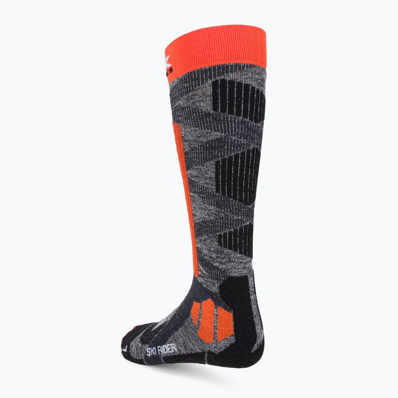 X-Socks Ski Rider 4.0 grey socks XSSSKRW19U 2