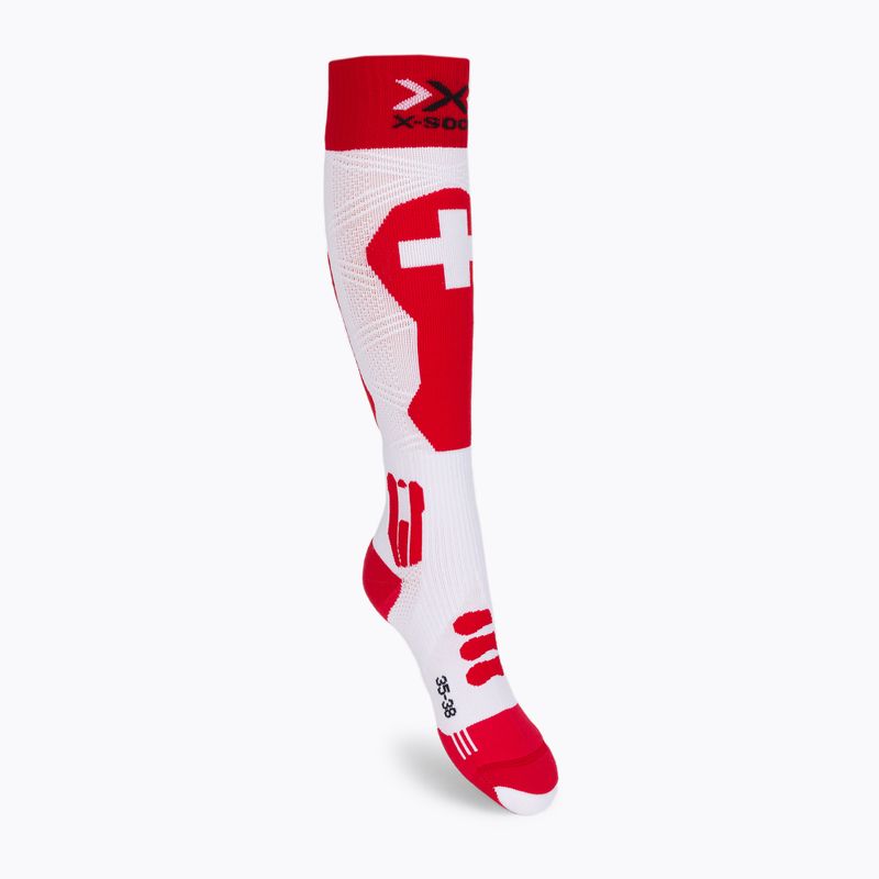 X-Socks Ski Patriot 4.0 Switzerland white socks XSSS43W19U